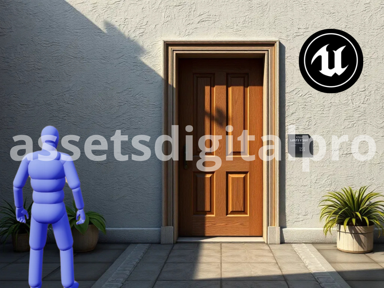 How to Create a Simple Door Animation in Unreal Engine 5.5 Using Blueprints