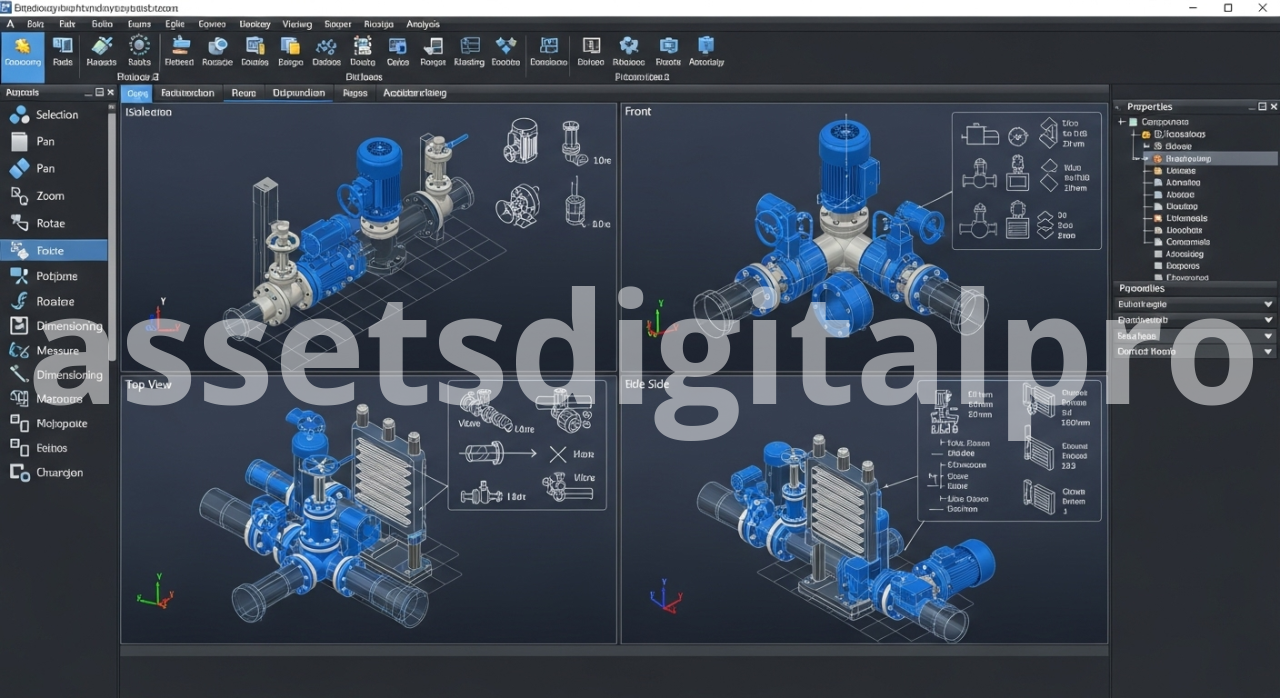 autocad plant pfd